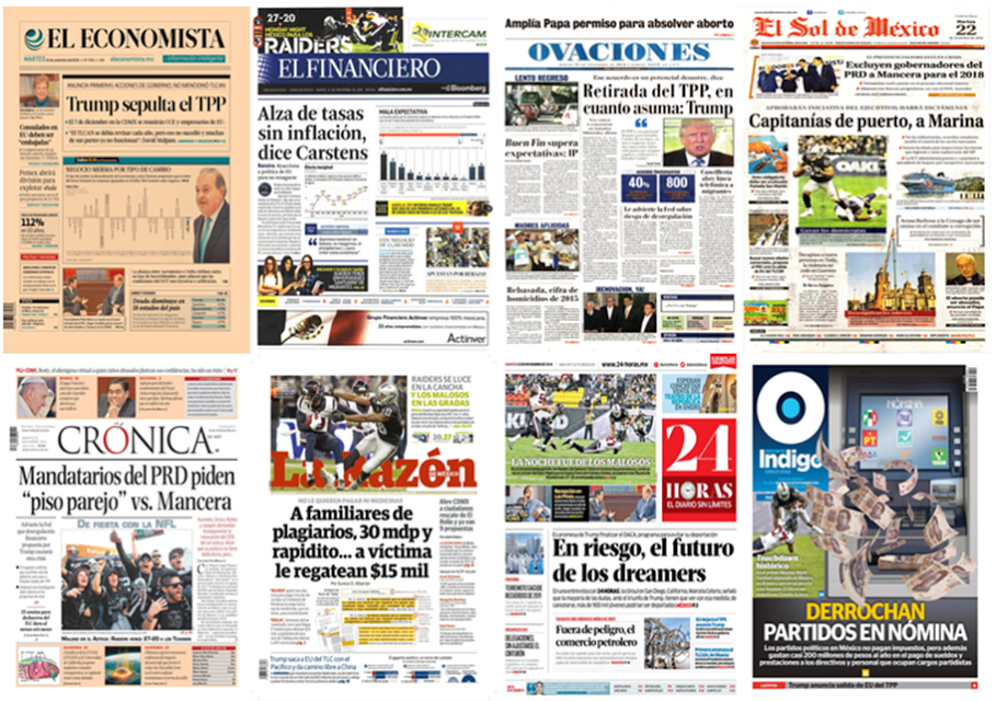 El TPP, la PGR y los partidos políticos en las portadas de los periódicos - periodicos-2-1
