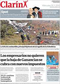 Peña Nieto, el Chapecoense, Fidel Castro y Trump en las portadas de los periódicos - periodicos-miercoles-8