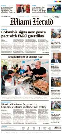 Salario mínimo, inflación y Trump en primeras planas - portada-25-nov-miami