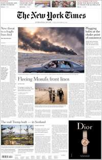 Salario mínimo, inflación y Trump en primeras planas - portada-25-tnyt