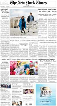 Trump, Padrés y Obama en las primeras planas de México y el mundo - primeras-planas-17-nov-tnyt-1