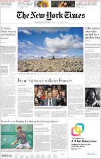 Fidel Castro y EPN en las primeras planas de México y el mundo - primeras-planas-28-nov-nyt