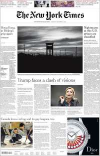 Trump, Duarte y la diabetes acaparan las primeras planas en México y el mundo - primeras-planas-3