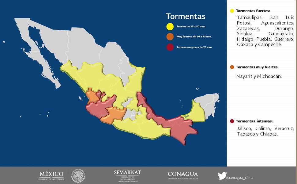 Continuarán las bajas temperaturas en gran parte del país - pronosticco-1411-2