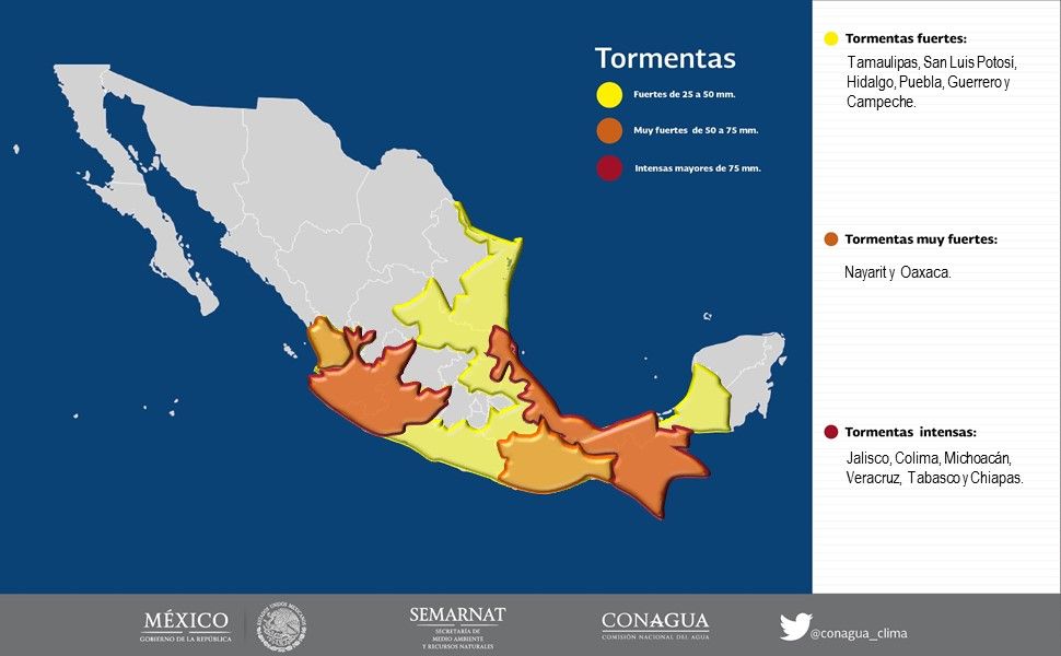 Continuarán las bajas temperaturas en gran parte del país - pronostico-13112