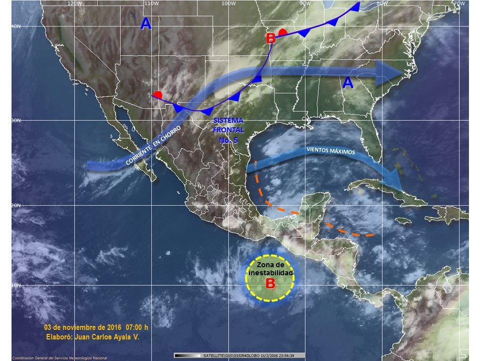 Continuarán las tormentas en el este del país - pronóstico-0311