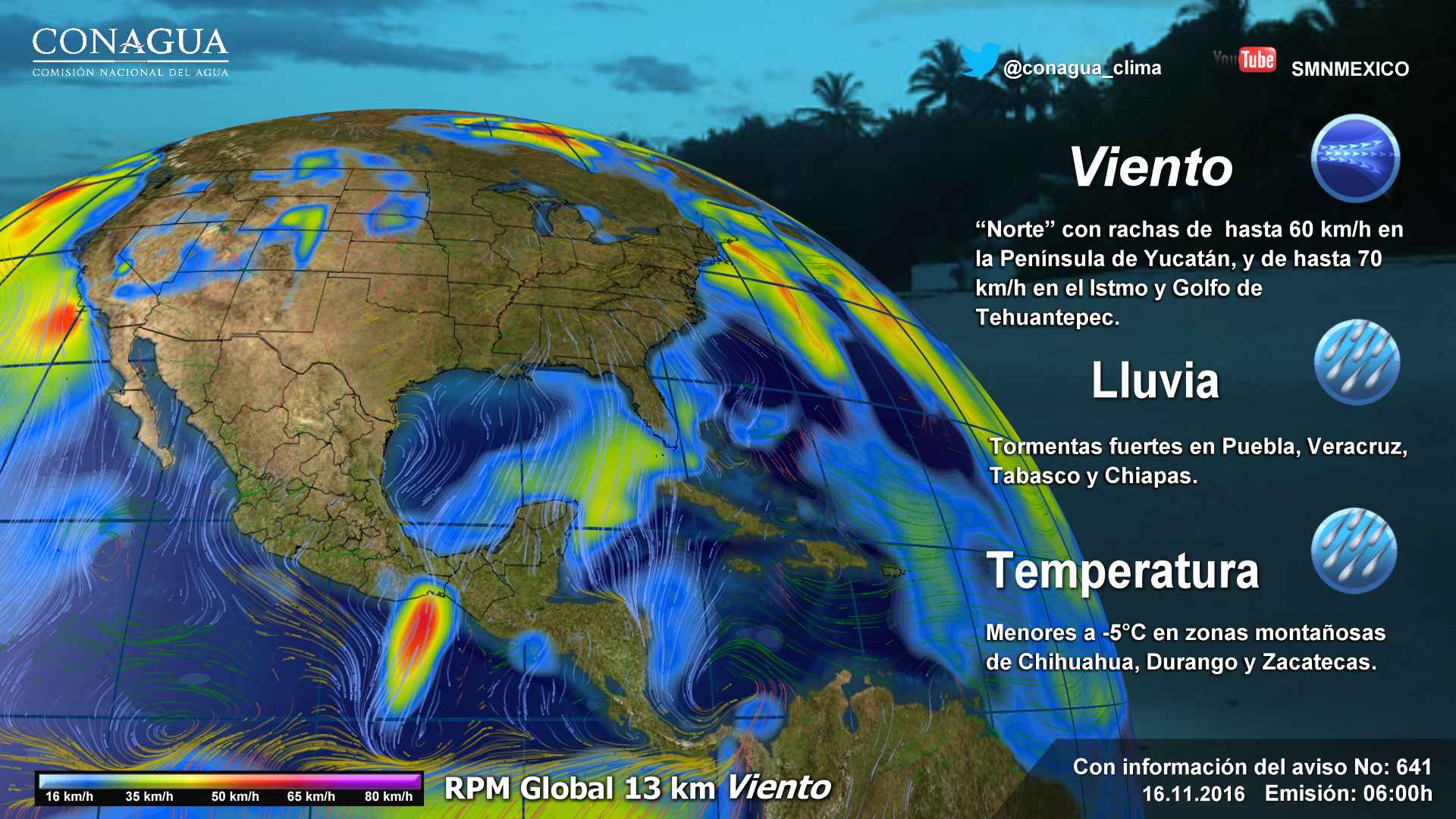 Continuarán las bajas temperaturas en la mayor parte del país - pronóstico-1611-1