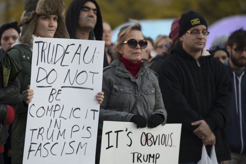 Protestas en Toronto contra Trump - protesta-trump-toronto-2