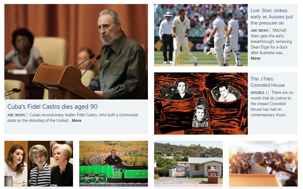 Reacciones a la muerte de Fidel Castro de la prensa internacional - reacciones-abc-australia