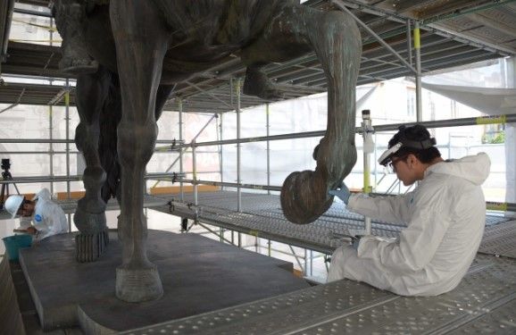 Restauración de "El Caballito" terminará en 2017 - restauración-el-caballito-I