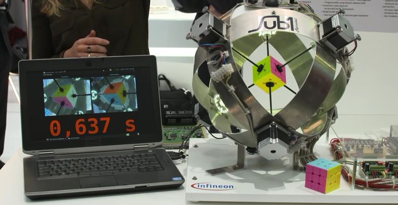 Video: robot resuelve cubo Rubik en menos de un segundo