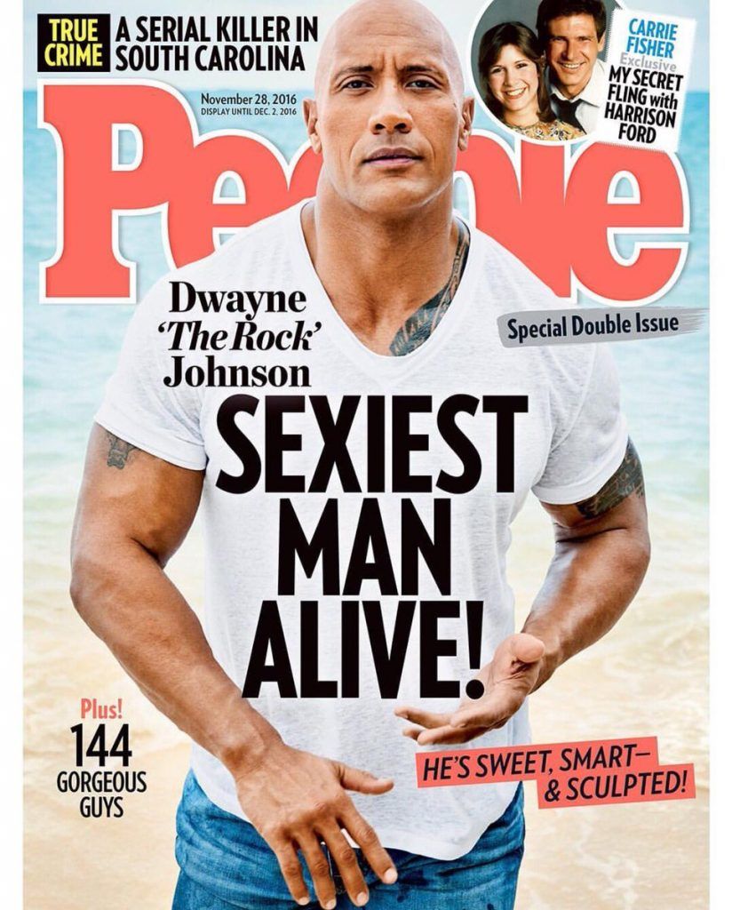 Dwayne 'La Roca' Johnson es el hombre más sexy del mundo - the-rock-824x1024