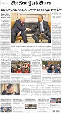 Padrés, Trump y Obama en las primeras planas de México y el mundo - tnyt