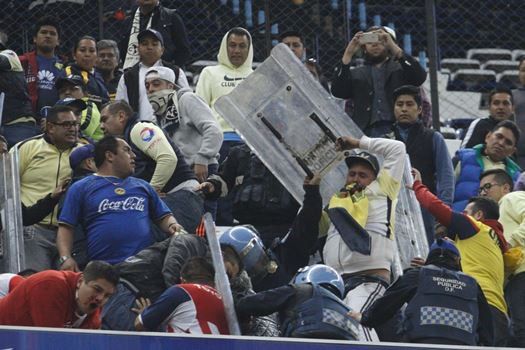FMF investiga trifulca en el Estadio Azteca - trifulca-estadio-azteca-2