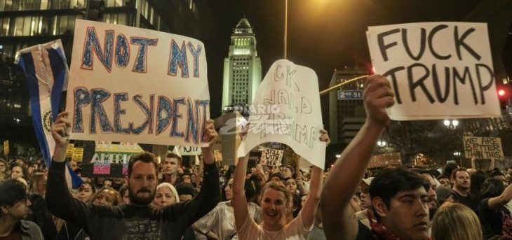 “No es mi presidente”: convocan a protestas para el 20 de enero