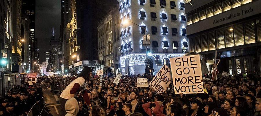 "No es mi presidente": convocan a protestas para el 20 de enero - trump-05