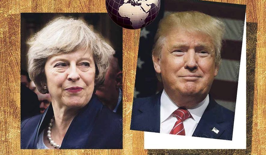 Trump invita a Theresa May a visitarlo lo antes posible - trump-2-2