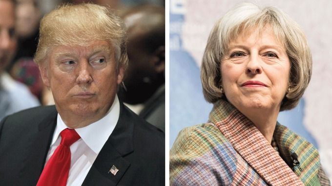 Trump invita a Theresa May a visitarlo lo antes posible