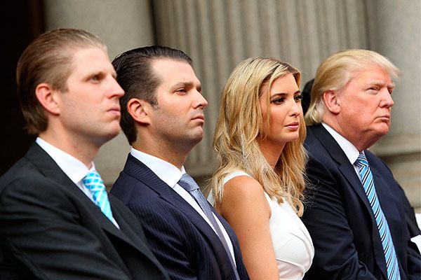 Trump nombra a sus hijos en comité de transición - trump-hijos-2