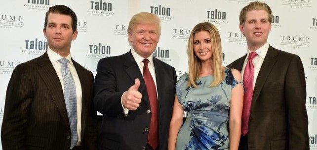 Trump nombra a sus hijos en comité de transición