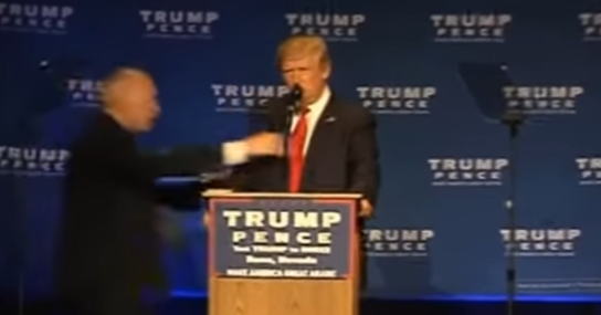 Evacuan a Donald Trump por amenaza durante un acto en Nevada