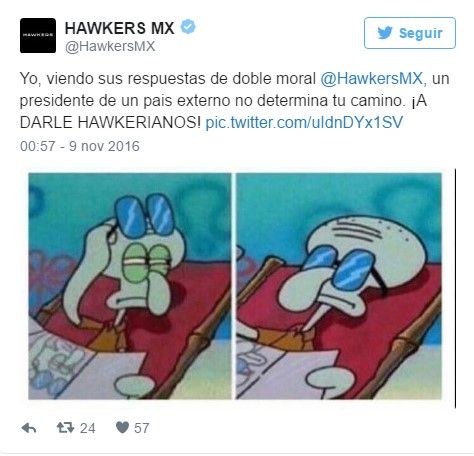 Checo Pérez rompe relación con patrocinador por tuit sobre Trump - tuit-lentes-2