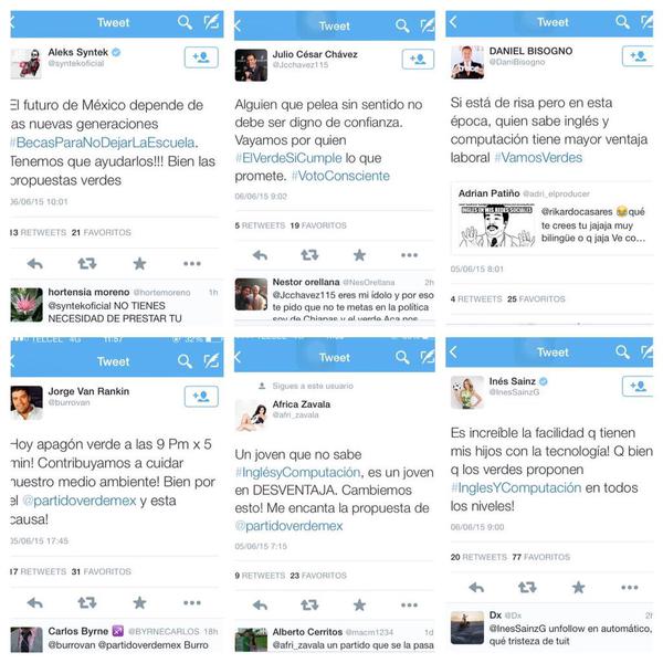 TEPJF multa con 7 mdp al Partido Verde - tuits-partido-verde