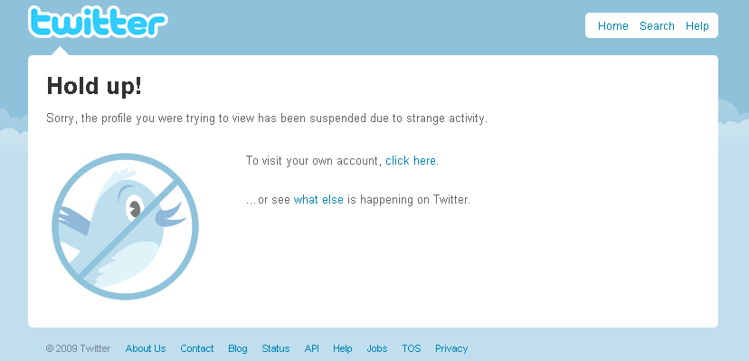 Twitter suspende la cuenta de su fundador por error