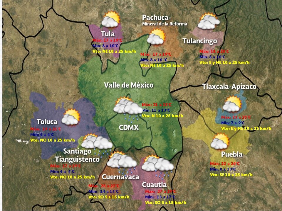 Continuarán las tormentas fuertes en el norte y oriente del país - vdm-0611