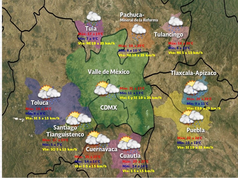 Continuarán las bajas temperaturas en gran parte del país - vdm-1311