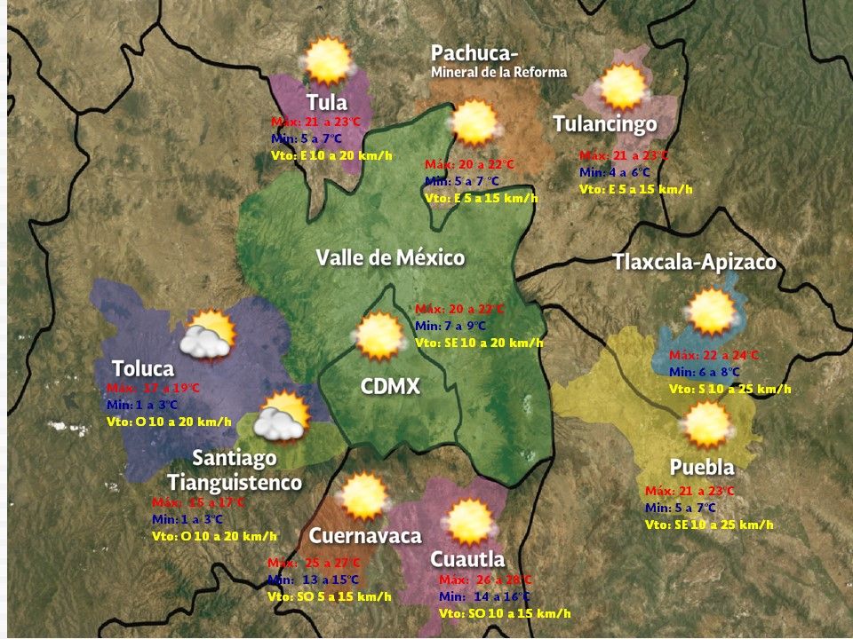 Frente frío 10 mantendrá bajas temperaturas en gran parte del país - vdm-2711