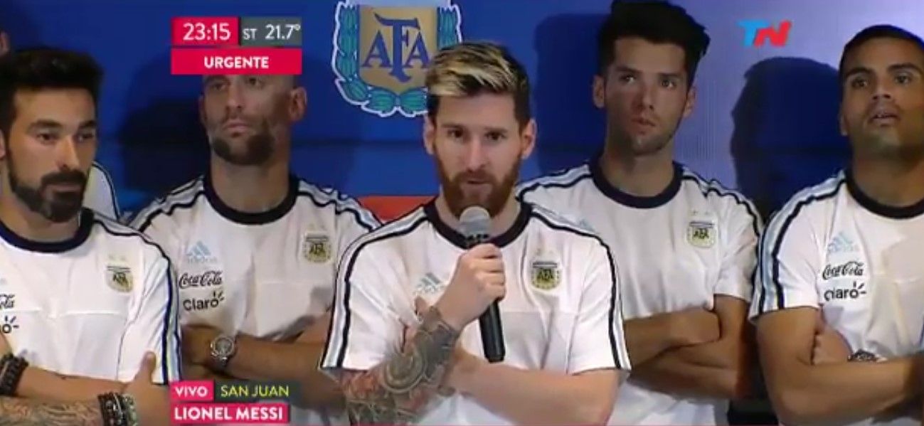 No hablaremos más con la prensa: Messi No hablaremos más con la prensa: Messi