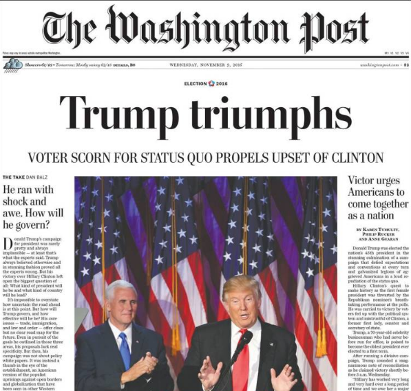 Así reaccionó el mundo a la victoria de Donald Trump - washington-post