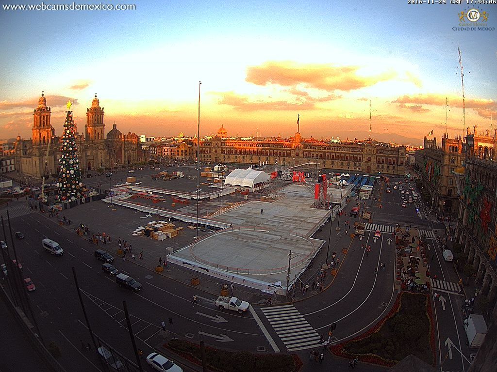 Posponen apertura de pista de hielo en el Zócalo - zocalo-pista-2-1024x768