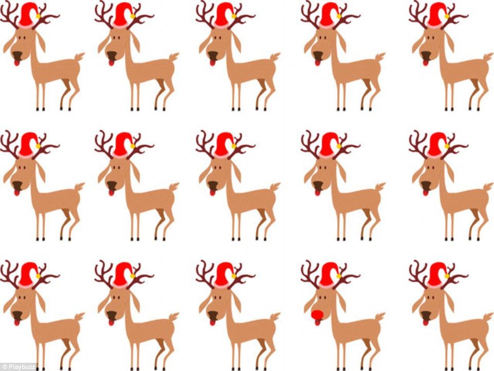 ¿Puede encontrar a Rodolfo el reno en menos de 5 segundos? - 01