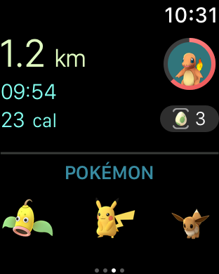 Pokémon GO llega al Apple Watch - 03-mainscreen