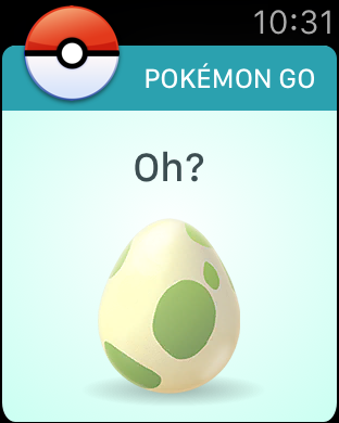 Pokémon GO llega al Apple Watch - 05-egg