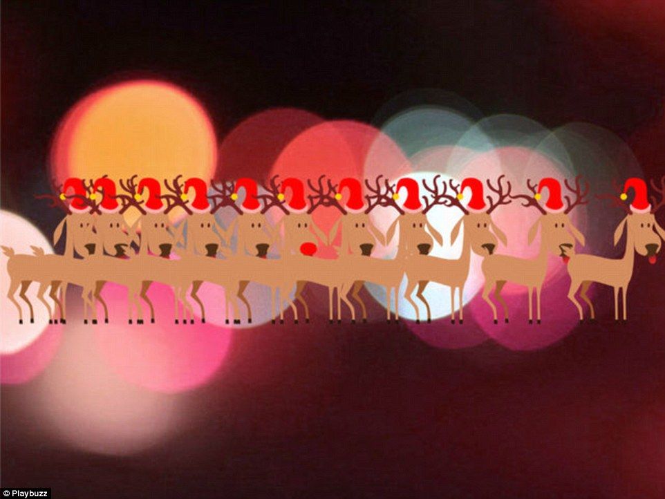 ¿Puede encontrar a Rodolfo el reno en menos de 5 segundos?