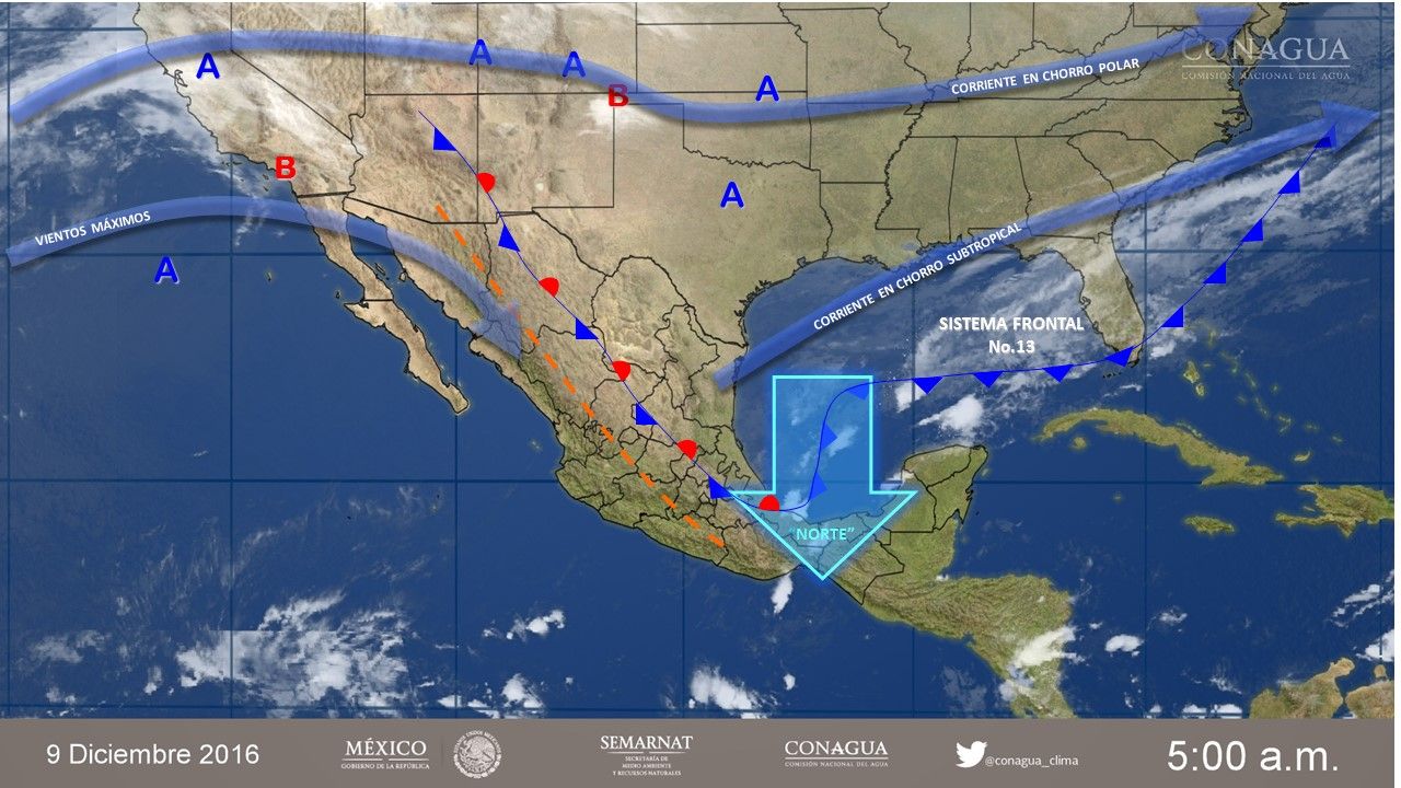 Se pronostican tormentas y bajas temperaturas en gran parte del país - 0912-2