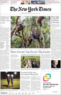 Donald Trump y los partidos políticos en las primeras planas del lunes - 10-1