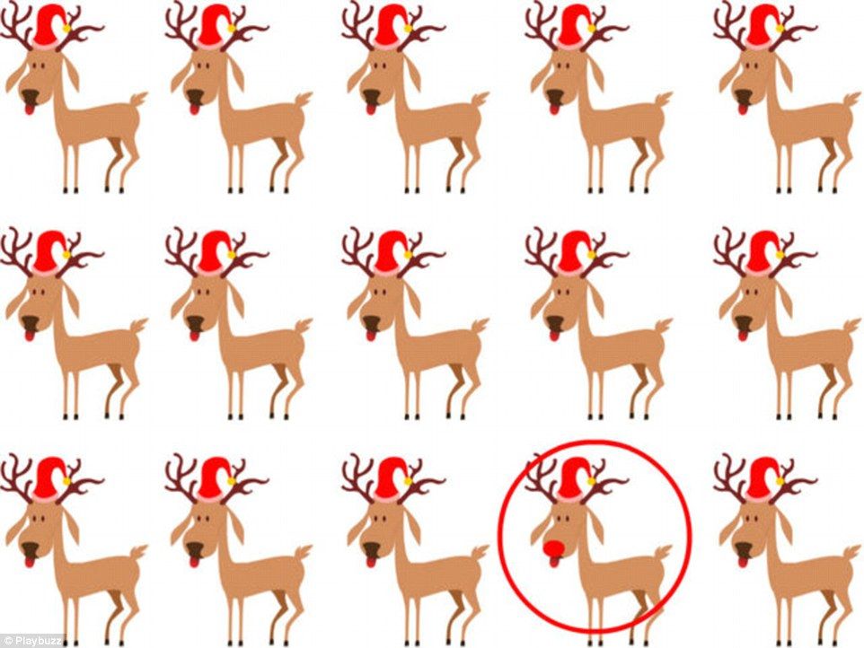 ¿Puede encontrar a Rodolfo el reno en menos de 5 segundos? - 10