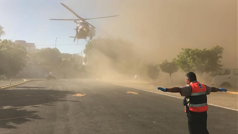 Rescate aéreo salva la vida de funcionario de Morelos - 1587736