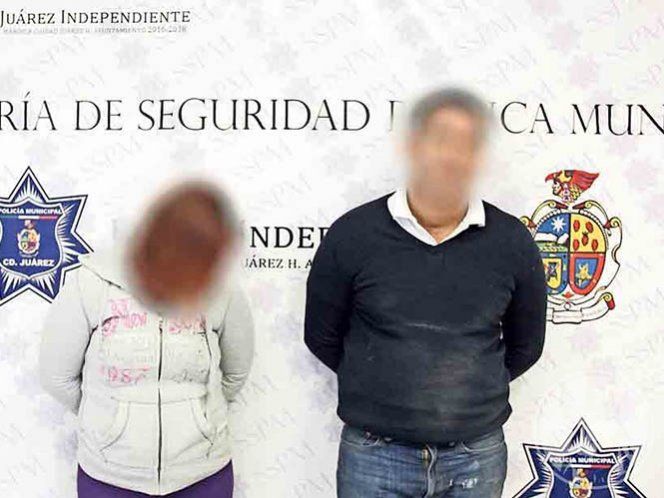 Detienen a pareja por robar impermeabilizante en Ciudad Juárez