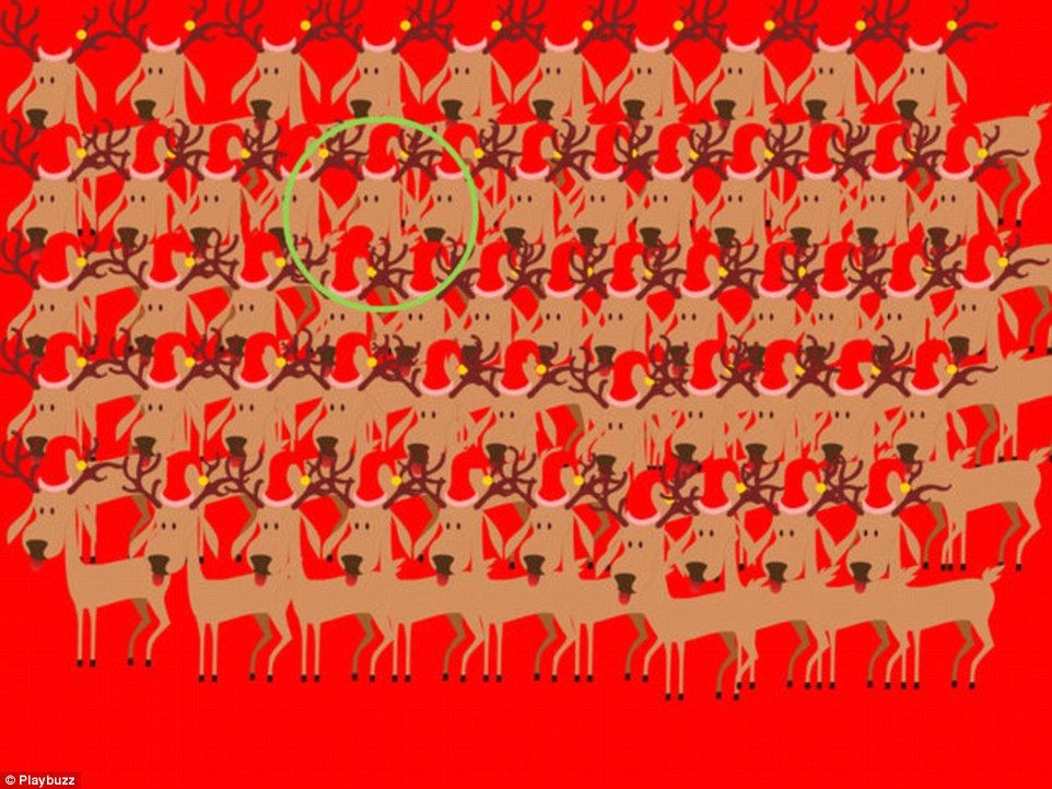 ¿Puede encontrar a Rodolfo el reno en menos de 5 segundos? - 16