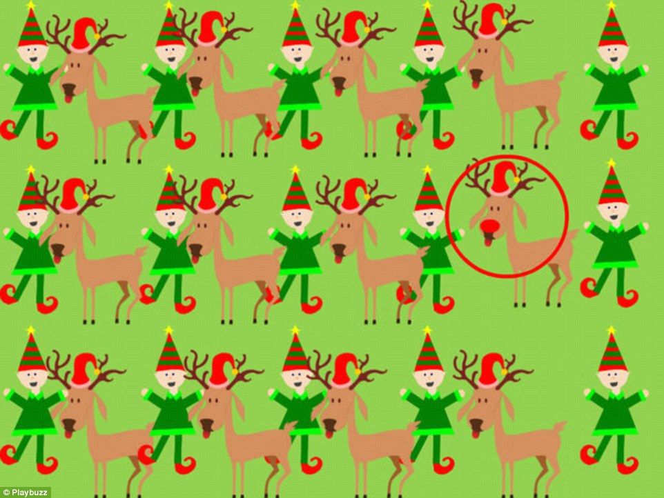 ¿Puede encontrar a Rodolfo el reno en menos de 5 segundos? - 17
