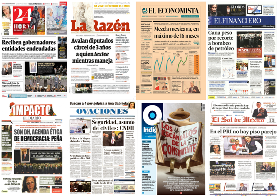 La producción petrolera y el ejército destacan en los periódicos de hoy - 2-4