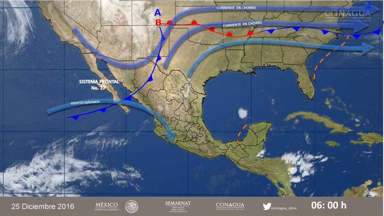 Frente frío 17 podría provocar nevadas en el norte del país - 2512