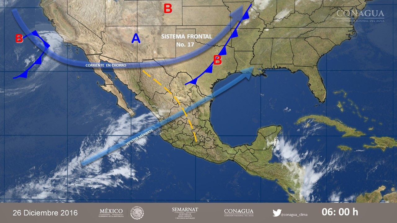 Heladas afectarán el noroeste, norte y noreste de México - 2612