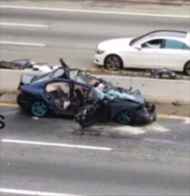 Video: joven que transmitía en vivo choca a gran velocidad