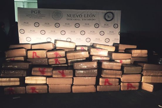 PGR asegura tonelada y media de mariguana en Nuevo León